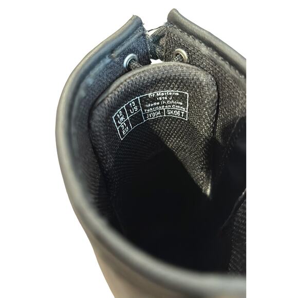 Dr. Martens 1914 Juniors Tall Leather Boots Unisex Size 13 - Picture 8 of 8